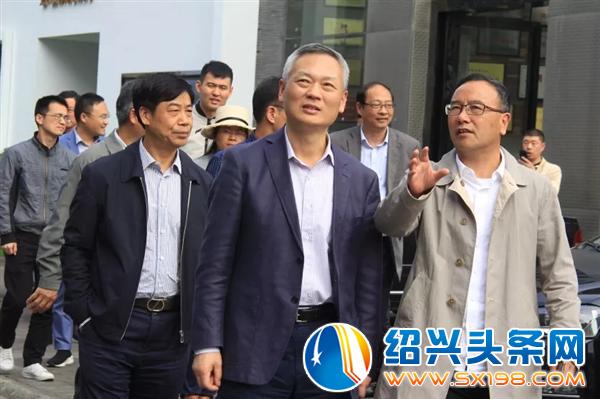 绍兴市政协中共界别活动组来金德隆视察