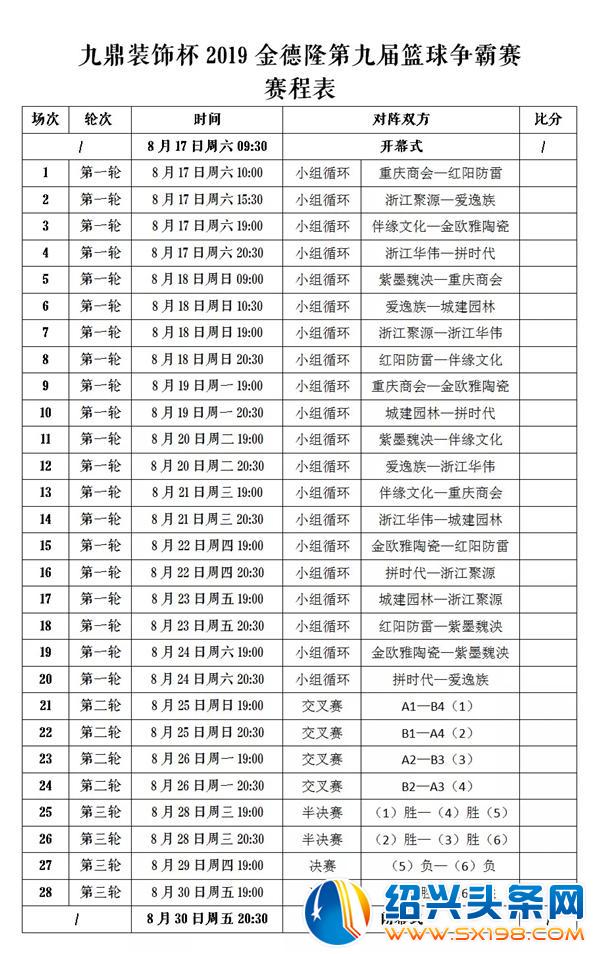 金德隆第九届篮球争霸赛正式开赛-10